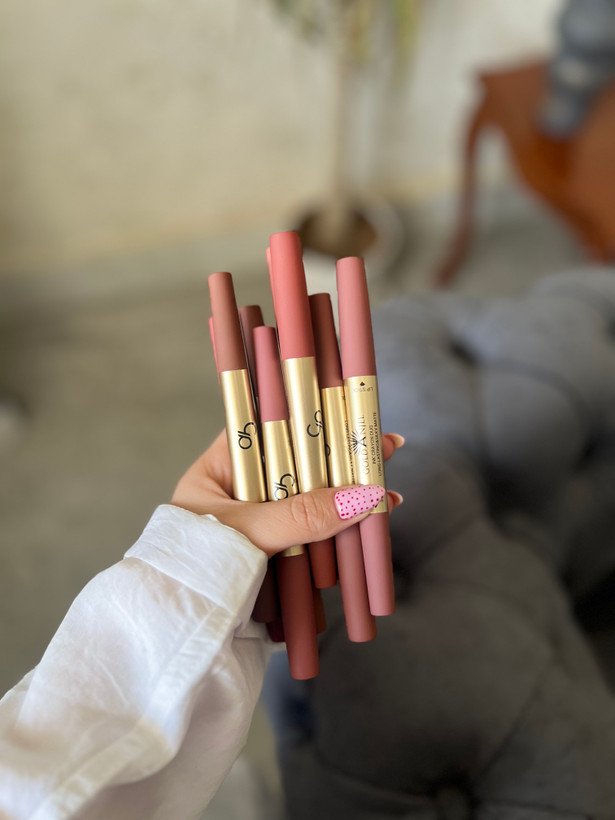 رژلب دوطرفه گلدآنجل🪞